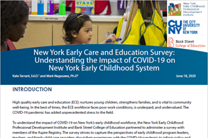 New York ECE Workforce Survey: Understanding the Impact of COVID-19